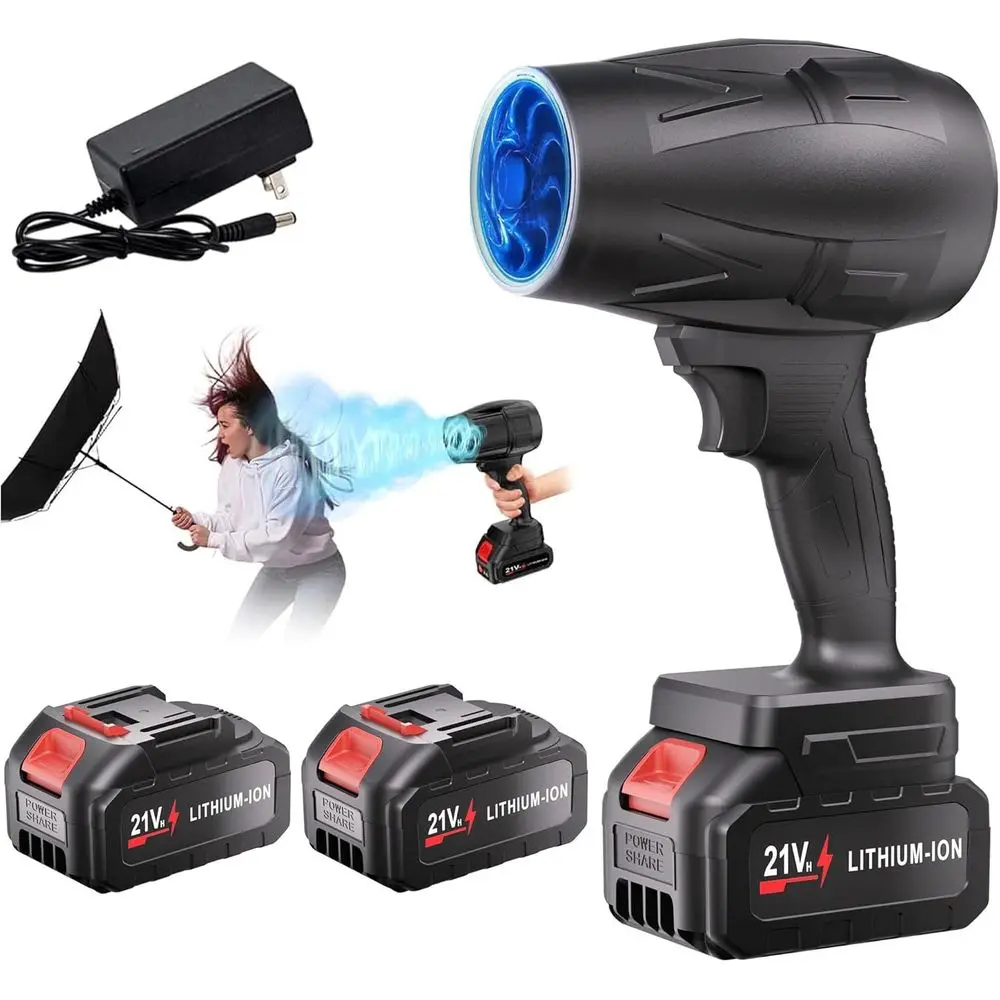 

Электрический вентилятор DAILYLIE CordlLea, ручной вентилятор Lea мощностью 130 миль в час, 2 аккумулятора емкостью 2,6 Ач и в комплекте, легкий и портативный или клатч для патио