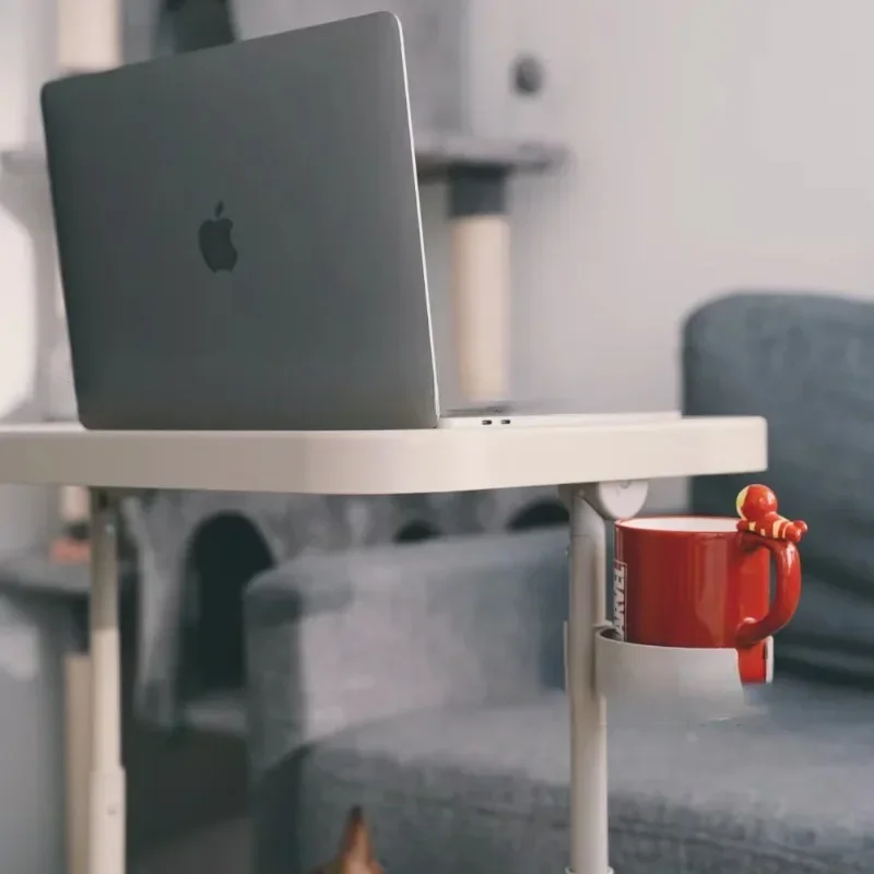 Learning Adjustable Lifting FoldingTable Household Small Table Bedroom Bedside Table Movable Side Tables Movable Bed Small Table