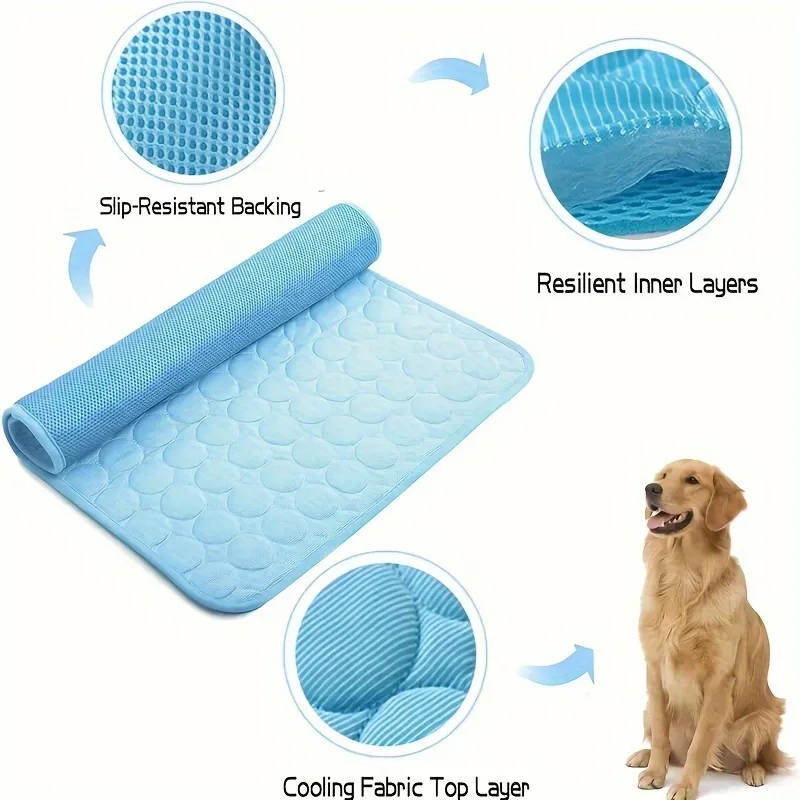 Ice Silk Pet Cooling Mat 4