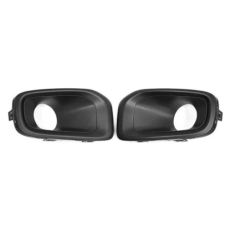 

AC34-Front Bumper Fog Light Lamp Bezel Cover Fog Light Frame For 2015-2018 Jeep Renegade 5XB28XS9AA 5XB32XS9AA