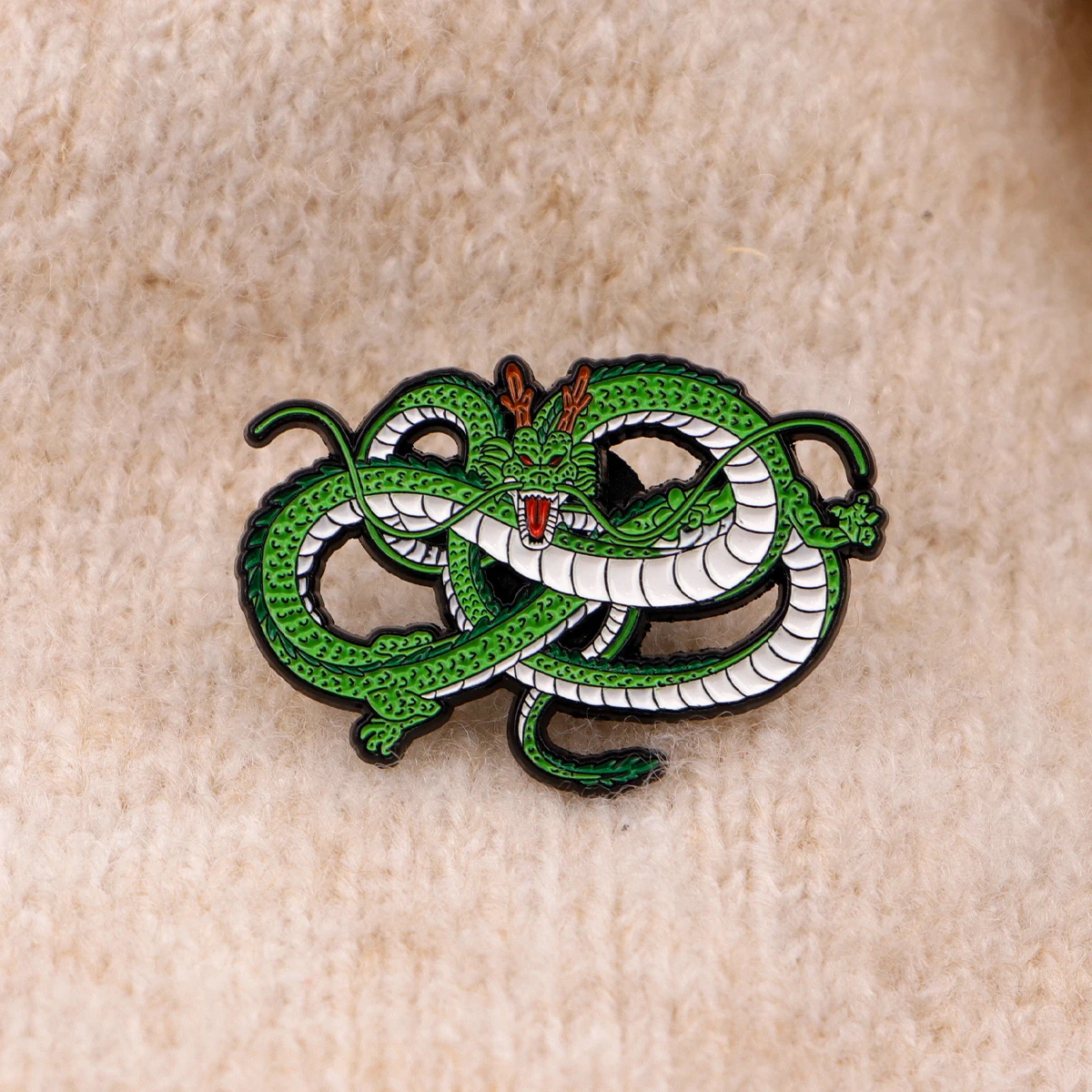 Shenlong Enamel Pin Manga Brooches for Women Men Lapel Pins Badges Clothes Accessories Anime Jewelry Collection Gifts