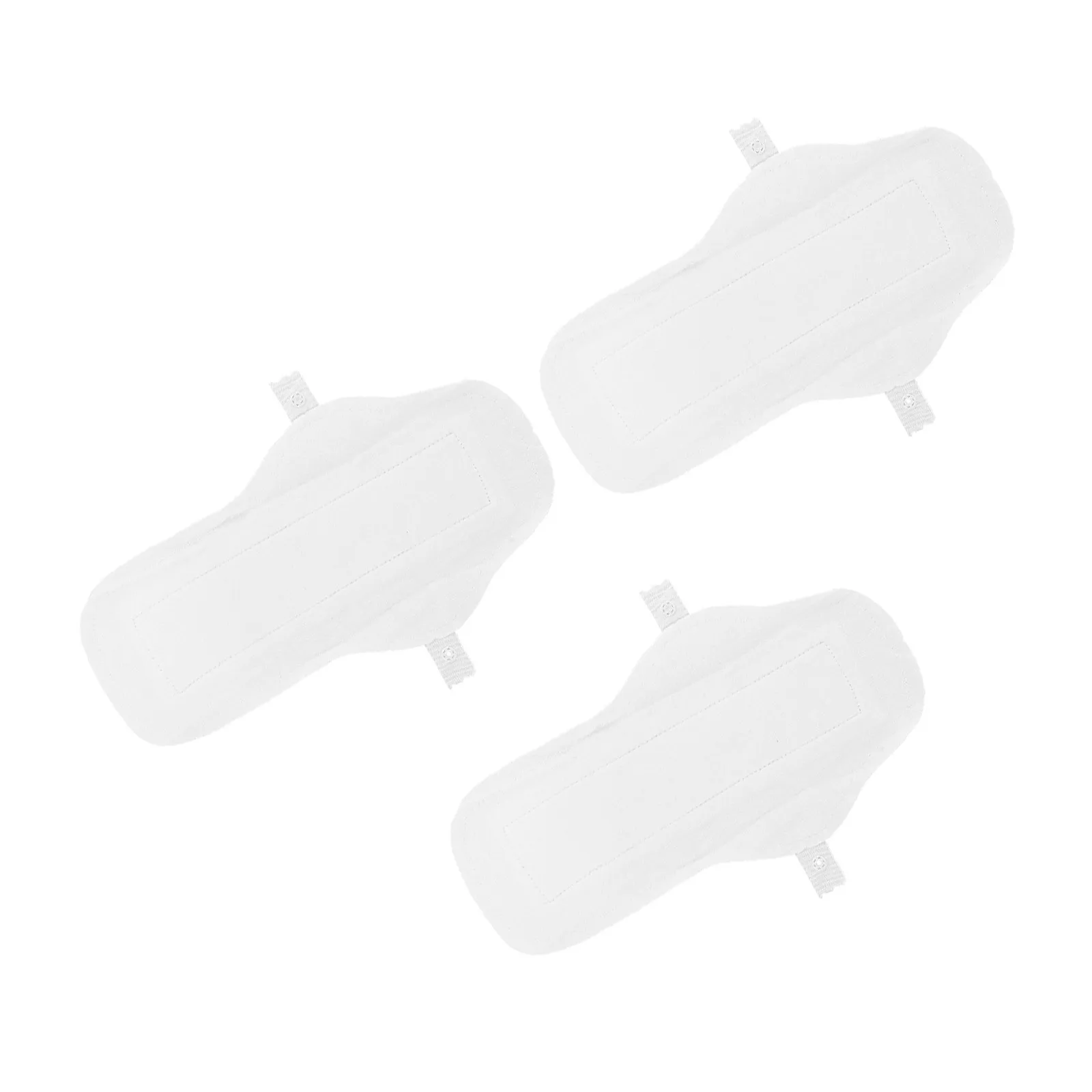 

3pcs Washable Menstrual Cotton Pads Reusable Sanitary Napkins Comfortable Leakproof Female Pad For Travel Postpartum Panty