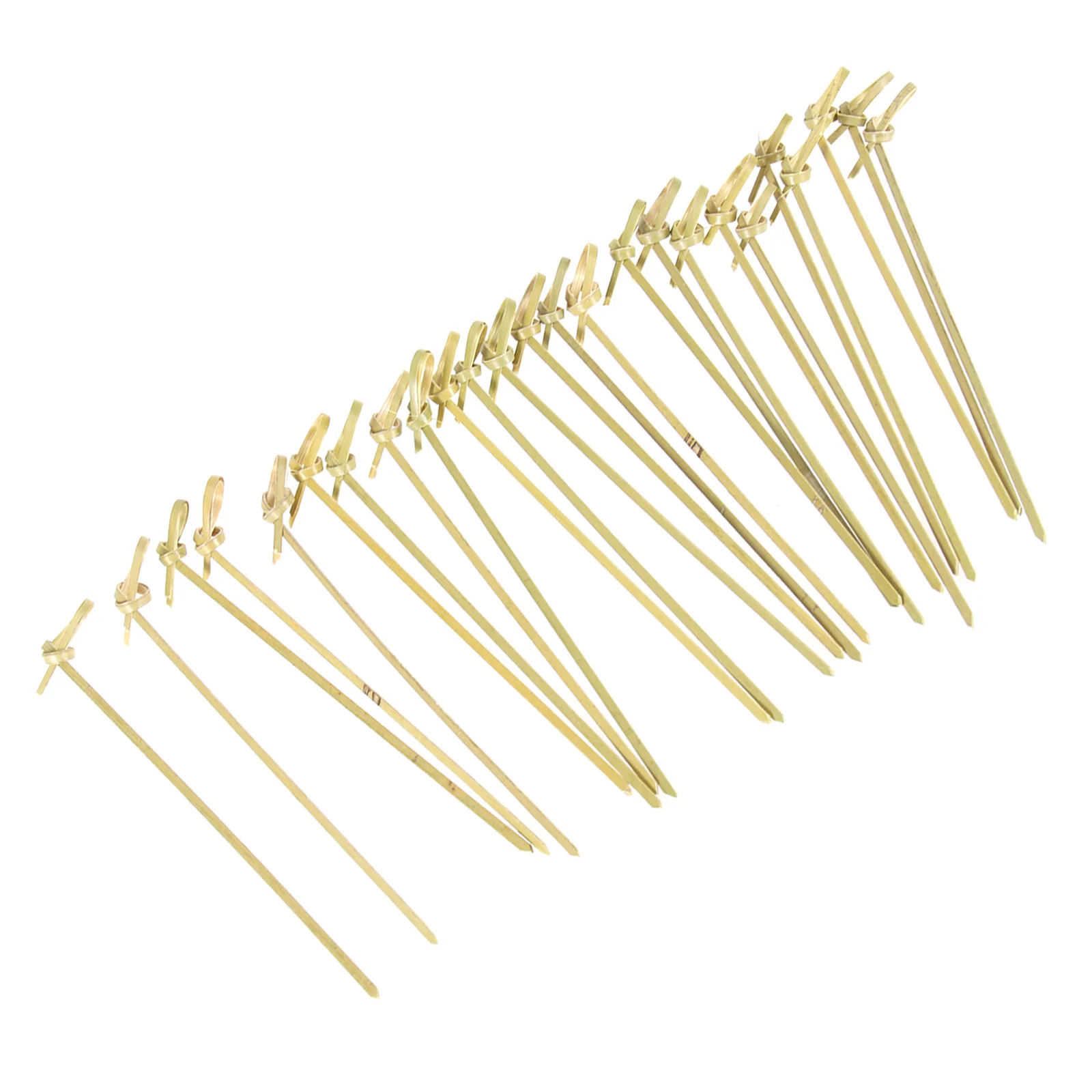 

100Pcs Fruit Skewers Bamboo Skewers for Appetizing Food Presentation Ideal Cocktail Garnish Picks Picks 9Cm