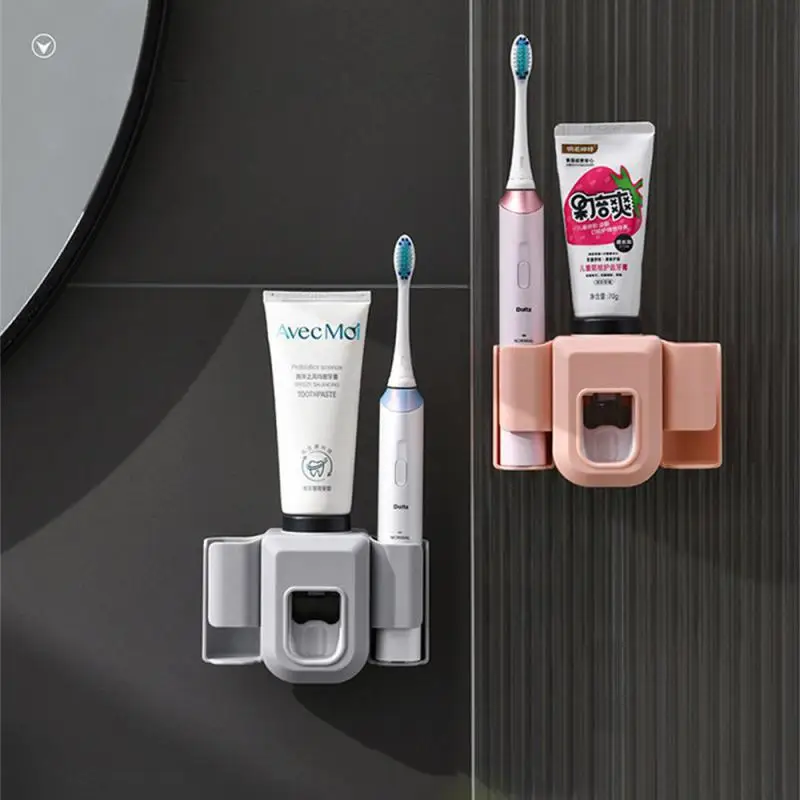 Electric Toothbrush Holder Double Hole Wall Toothbrush Organizer Toothbrush Stand Brush Holder Bathroom Accessories