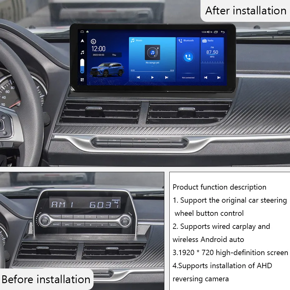 Android audio For Great Wall Wingle 7 2018-2022 Android 12 12.3inch 8+256G Car Multimedia Player car intelligent systems