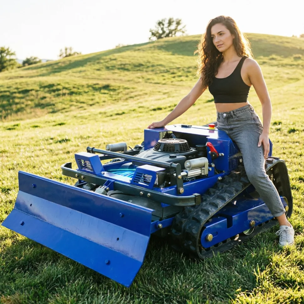 

Customized Lawn Mower With Remote Control Easy use tool for sloped lawn trimming outdoor garden work