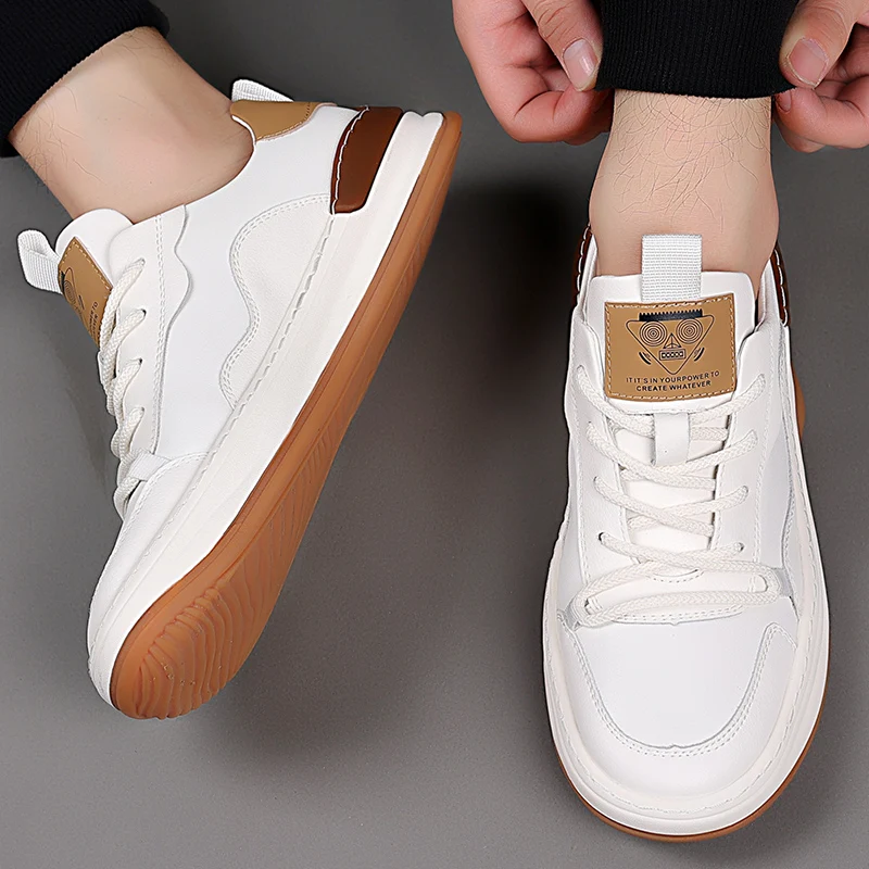 أحذية رياضية كاجوال من الجلد أحذية عصرية أحذية رياضية للرجال أحذية رجالي غير رسمية أحذية جديدة من جلد البقر الأصلي من جلد الغزال