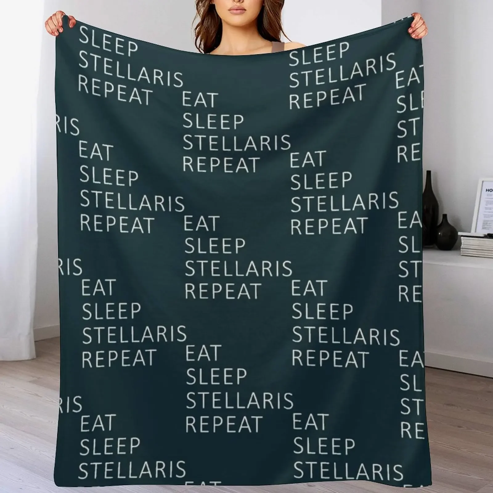 

Stellaris Repeat Essential Throw Blanket Wrinkle Resistant Lightweight Blanket
