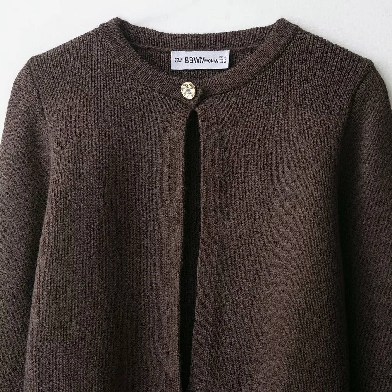 

Новая модная вязаная куртка с кисточками и пуговицами, женский модный вязаный кардиган, свитер, винтажный элегантный шикарный топ с круглым вырезом и длинными рукавами