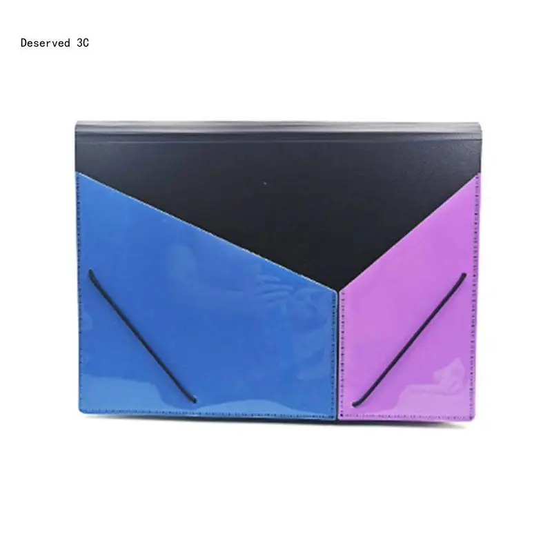 Expanding Multi-layer File Folder Document 13 Pockets Accordion Bag for Documents