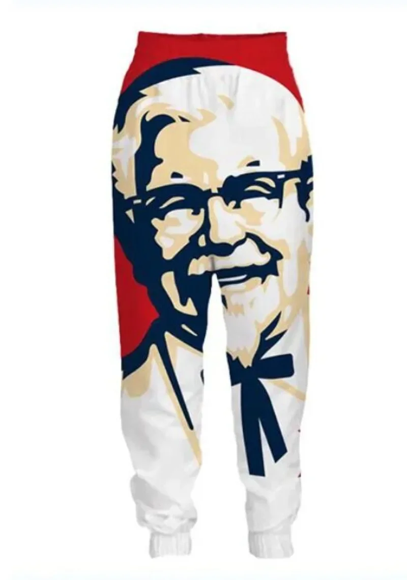 New Men/Womens KFC Colonel Funny 3D Print Fashion Tracksuits Crewneck hoodie Hip Hop Sweatshirt and Pants + Hoodies TZ04