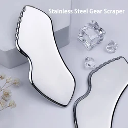 Guasha Scraping Massage Scraper Face Massager Gua Sha Board Stainless Steel Body Muscle Relaxing Scraping Board Massage Tool