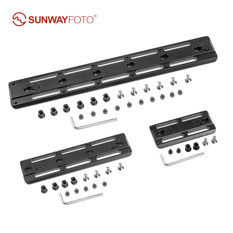 SUNWAYFOTO Keymod to Arca Swiss Rail Mount Plate Adapter Accessories for Tripod,80mm/140mm/240mm