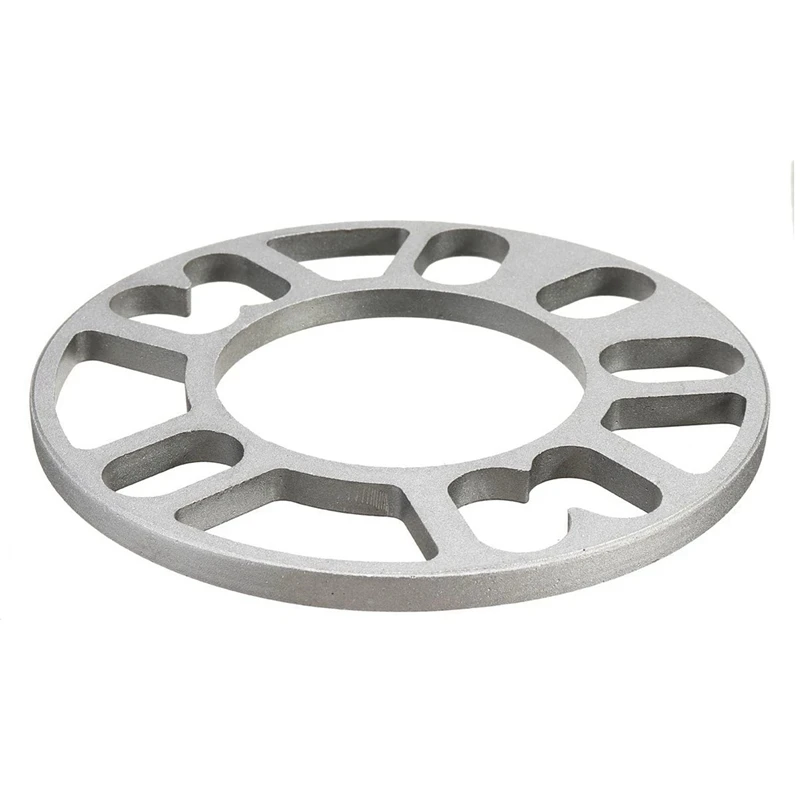 4Pcs Aluminum Wheel Spacers Shims Plate Auto Wheel Spacers Stud For 4X100 4X114.3 5X100 5X108 5X114.3 5X120