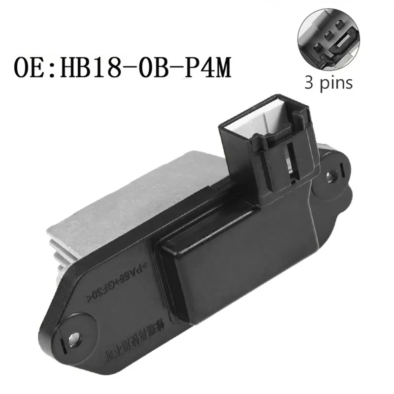 1 PCS HB18-0B-P4M HB180BP4M Motor Fan Resistance Heater Blower Resistance Regulator Automotive Parts Accessories For Mazda 2 3 5