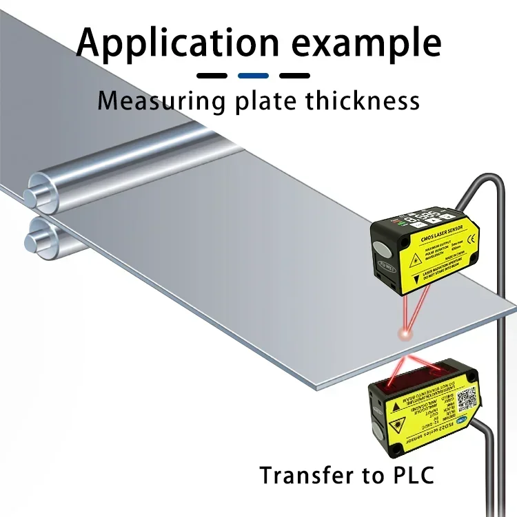 FSD22-100N-UI high precision distance 100mm analog 4~20 mA 0-5 V for laser displacement sensor