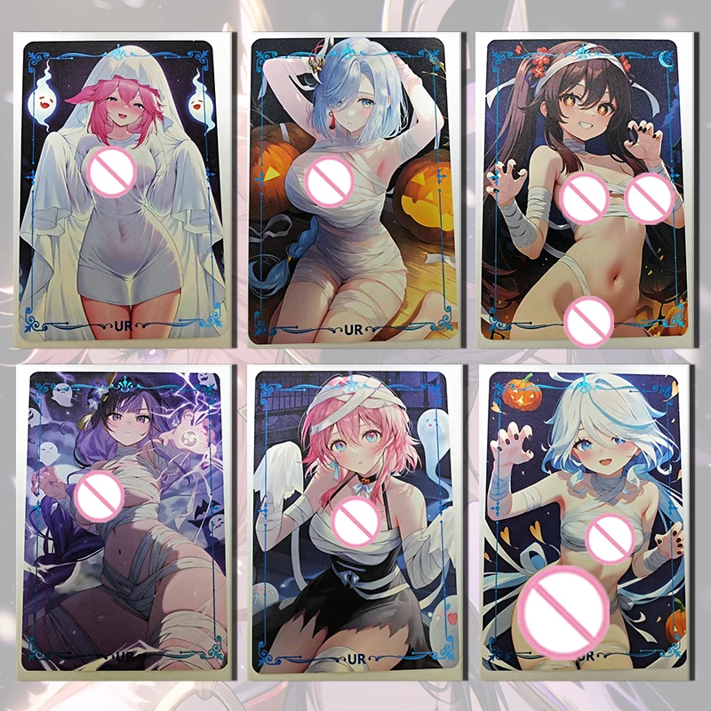 

Goddess Story Uncharted Garden UR card Shenhe Raiden Shogun Furina Fischl Yae Miko boy Toy collection Birthday Christmas gifts