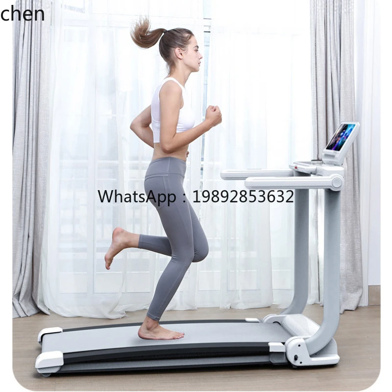 JSS  treadmill household small shock absorption gym foldable silent fitness equipment walking machine