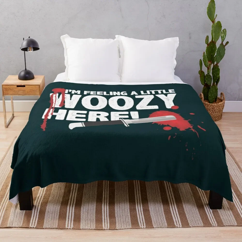 I'm feeling a little woozy here Throw Blanket Decorative Sofa sofa bed Blankets