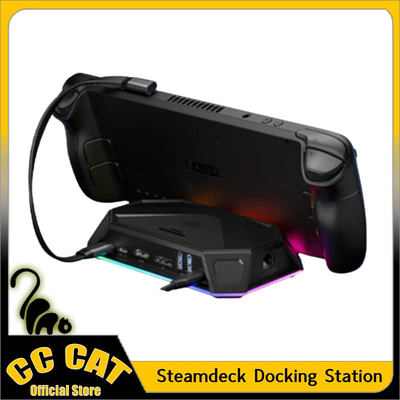 Jsaux Steamdeck Docking Station For Rogally X Docking Accessories Base Station Legiongo Custom TypeC Oled Handheld Laptop Dock