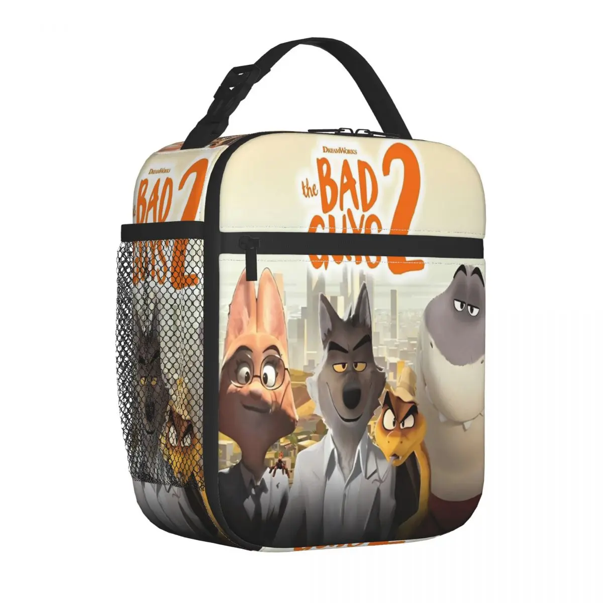 the-bad-guys-2-filme-de-desenho-animado-sacos-de-almoco-isolados-saco-termico-recipiente-de-almoco-grande-sacola-lancheira-sacos-de-armazenamento-de-alimentos-ao-ar-livre