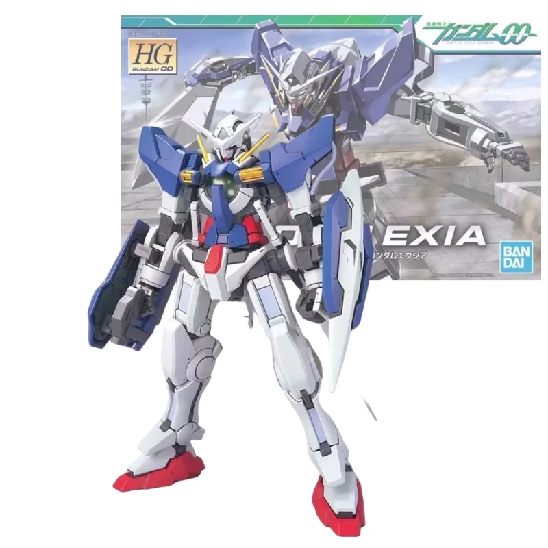 

Genuine Bandai Hg 1/144 Exia Gn-001Exia Setsuna Oo Gundam Plastic Model Cool Gift Mecha Warrior Figure Educational Toy