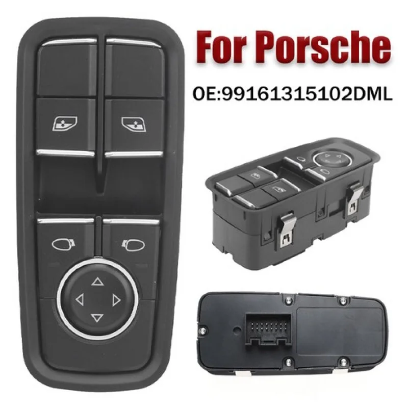 

A+ ABS Car Window Control Switch 99161315102DML For Porsche 911 Cayman 2012-2019