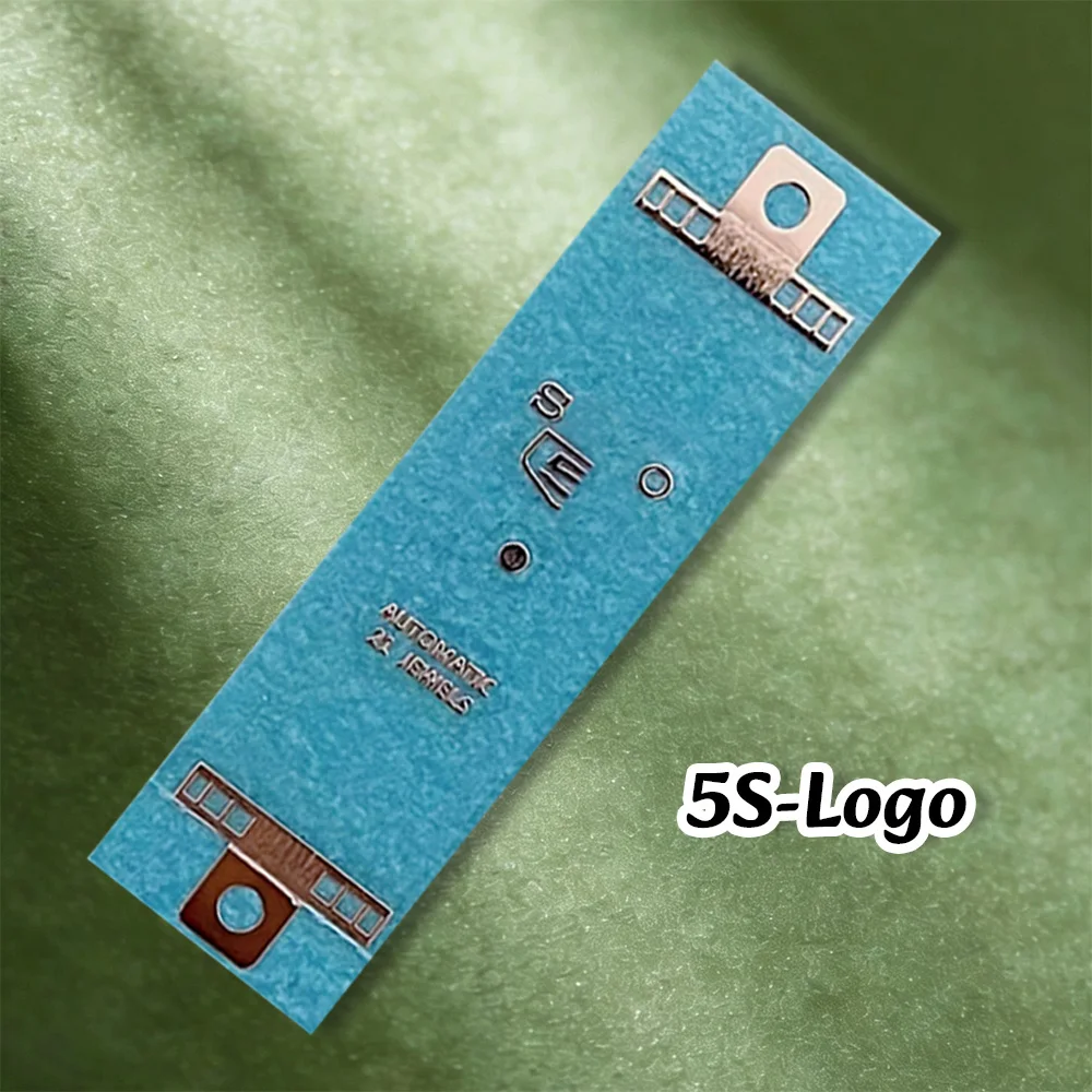 NH S Logo Neuer 3D-Metall-Logo-Aufkleber, geeignet für 27–30 mm flache Zifferblätter, vierfarbiger Aufkleber, Zubehör für die Modifikation von Uhren