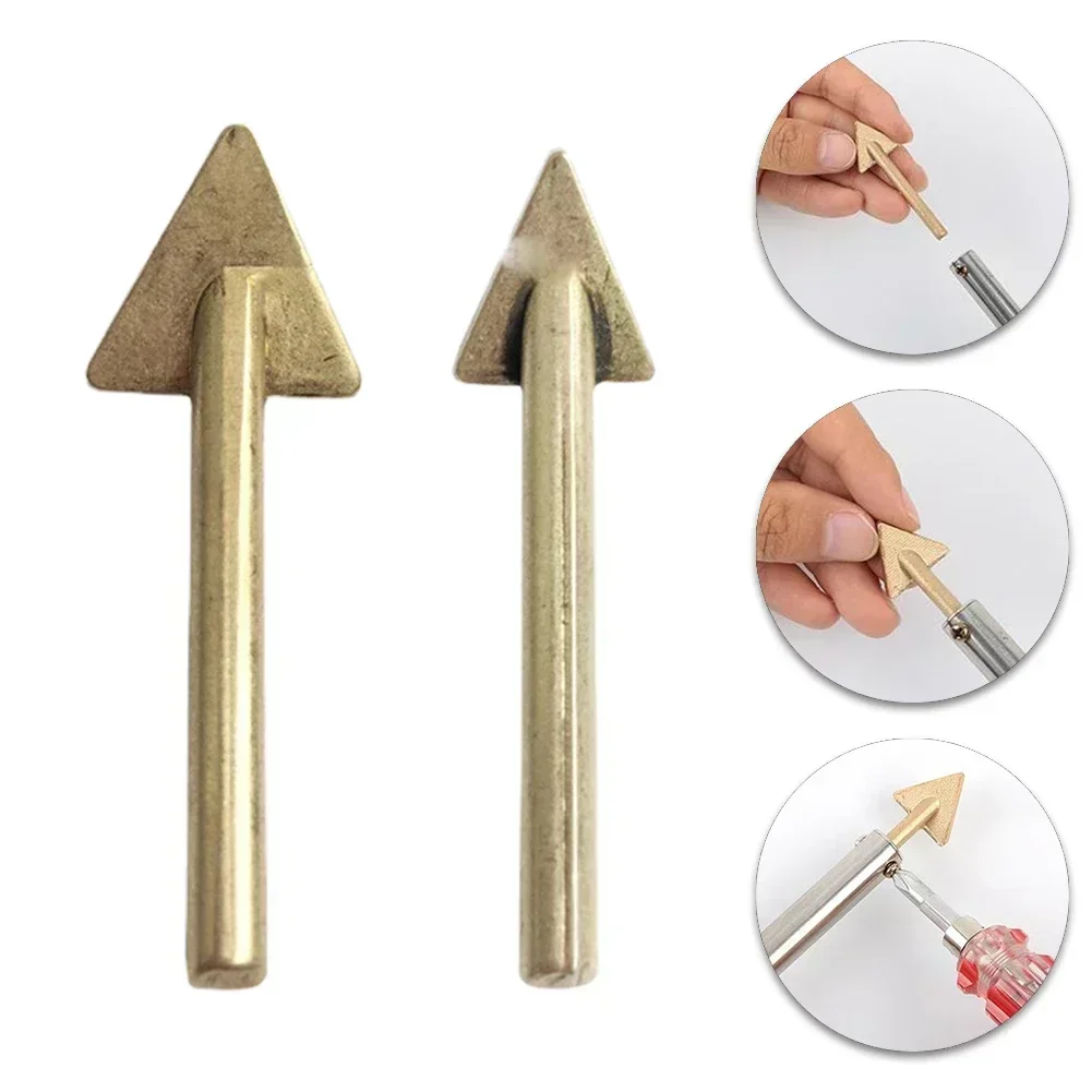 

1pc Plastic Welder Soldering Iron Tips Plastic Repair Triangular Copper Smoothing Head Welding Tips For 60 Watt Plastic Welding