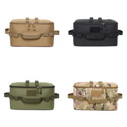 Camping Meal Bag Outdoor Portable Waterproof Thermal Picnic Bag Travel Cookware Bag Large Capacity Tableware Storage Handbag