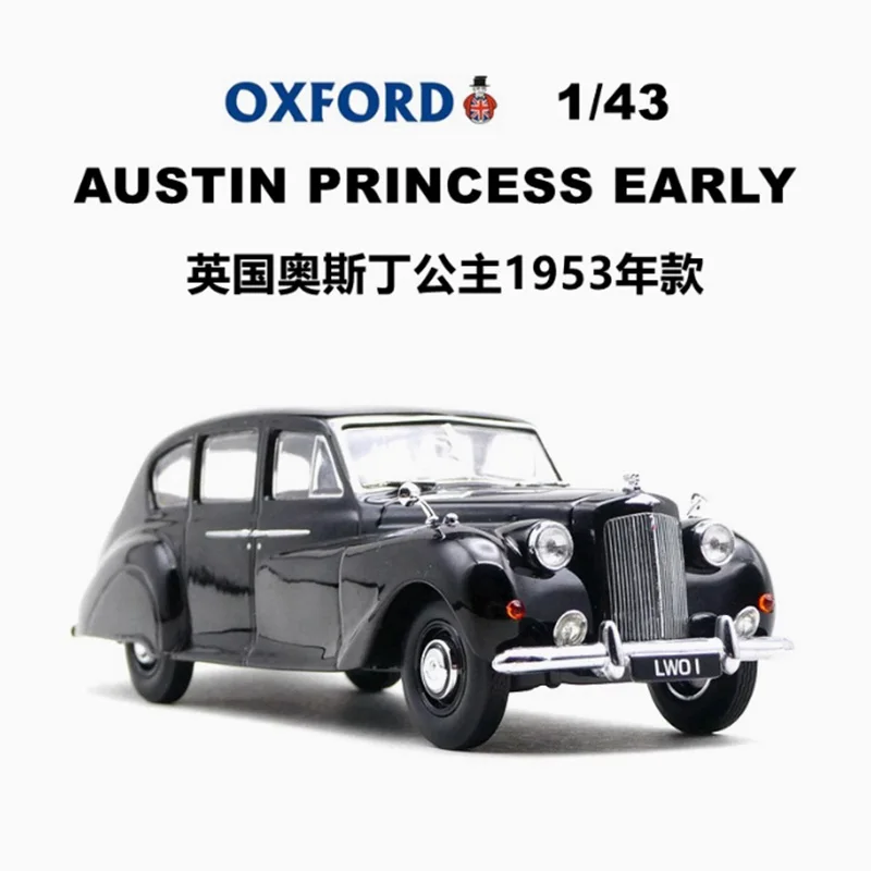 OXFORD Diecast 1:43 Austin's PRINCESS EARLY 1953 Vintage Alloy Car Model Static Collection Decorated Holiday Gifts Toys