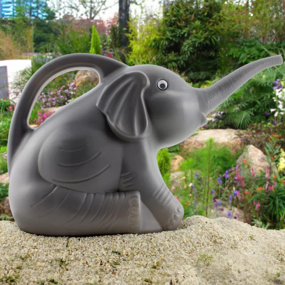 2pc Dinosaur & Elephant Watering Can,Kids Watering Cans for Plants Outdoor Indoor,Toddler Small Cute Animal Toy Water Can Pots