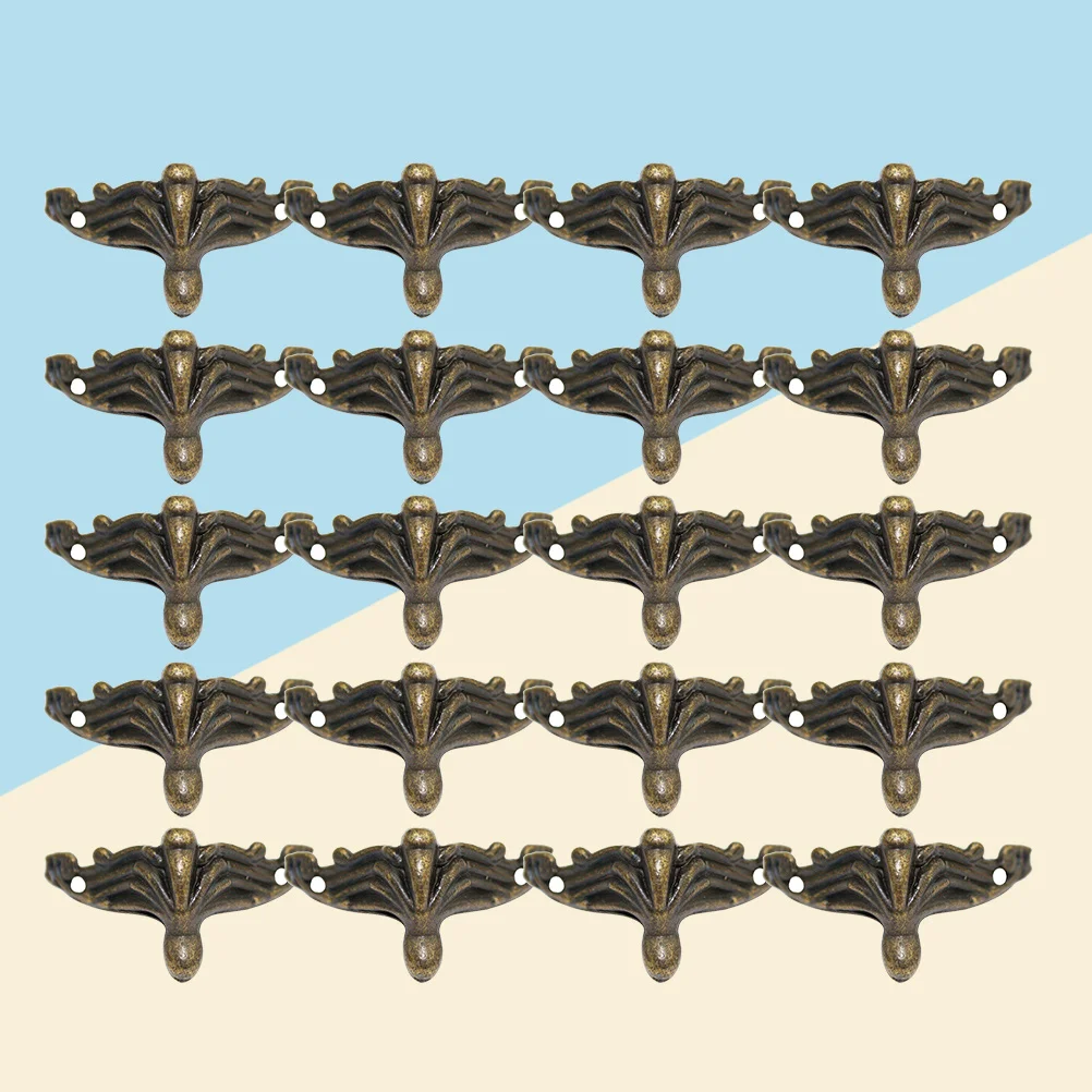 

20Pcs Zinc Alloy Retro Furniture Legs Dark Green Sofa Support Feet Tiny Legs Replacement Furniture Accessories