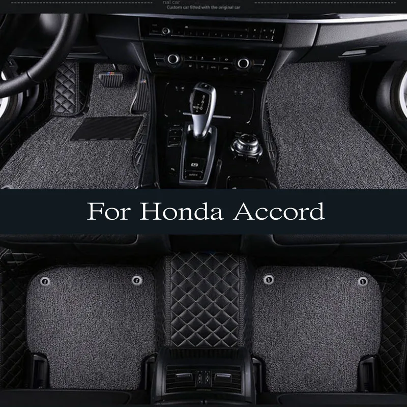 

TPE Car Floor Mats For Honda Accord 11th Mk11 CY3 2023 2024 2025 5Seat Waterproof Leather Pads LHD Foot Carpets Auto trunk mat