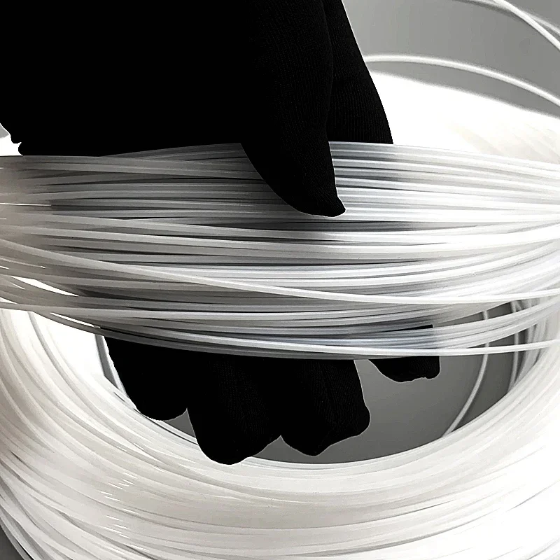 PTFE-buis ID 0,3-0,6-0,8-1-1,2.1,5-1,6-1,8-2-2,5-3-4 mm F46 capillaire geïsoleerde slang stijve buis temperatuur corrosiebestendigheid