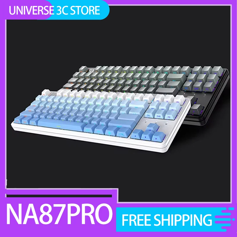 irok na87pro teclado mecanico interruptor magnetico 8k gatilho rapido rgb teclado de jogos troca quente baixo atraso pc gamer varolante presentes 01