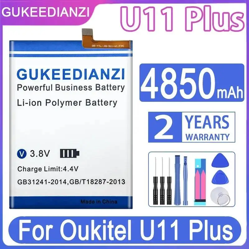 

For Oukitel U11 Plus 4850mAh High-Capacity Mobile Phone Battery