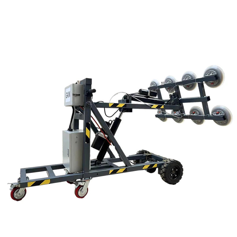 600Kg 1000Kg Glass Door Windows Electric Suction Cup Cart Equipment Vacuum Lifting Machine