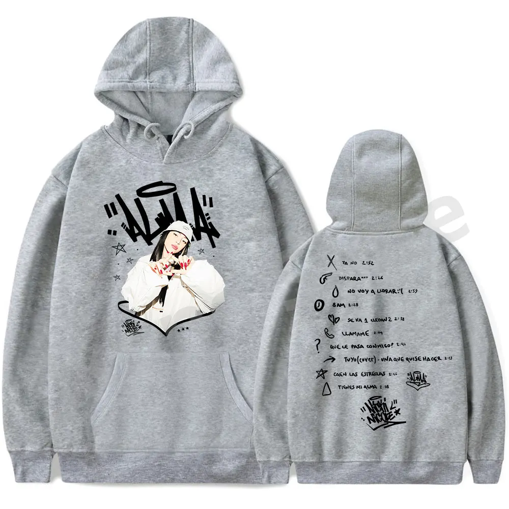 Nicki Nicole ALMA Hoodies Rapper Tour Merch Women Men Fashion Casual HipHop Style Sweatshirts