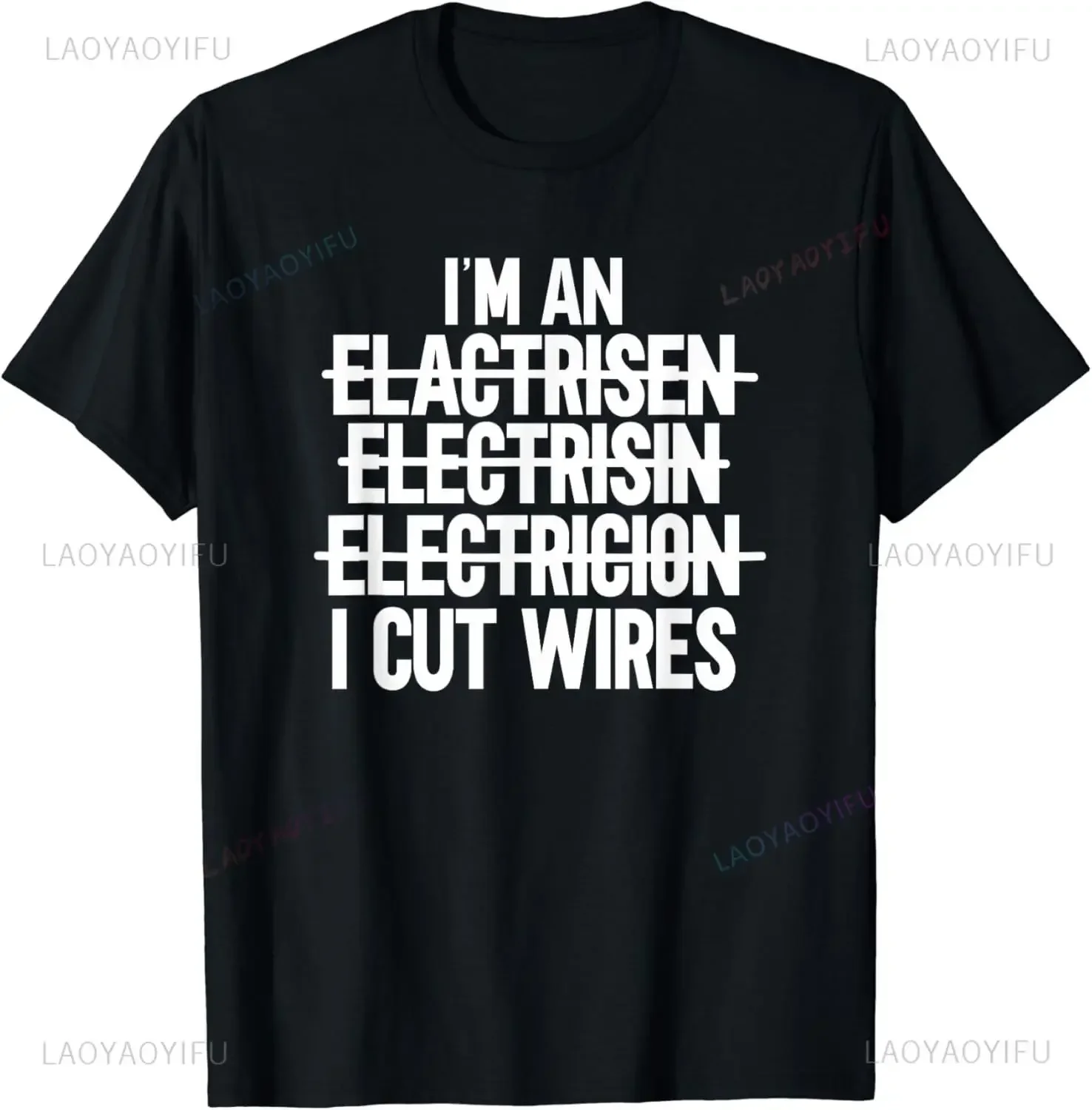 Funny Electrician You Can\'t Resist Me Electrical Engineer T-Shirt Streetwear Customized Discount Style Top T-shirts Men Clothing