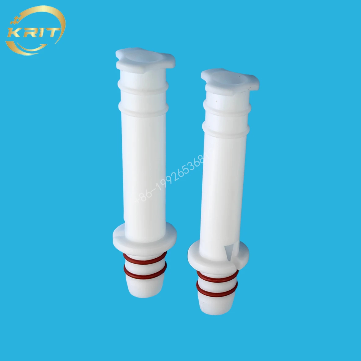 1 Pair Puffing Tube Cylinder Expansion Rod For MK SOQIS Soft Serve Ice Cream Makers Size 18 X 128mm