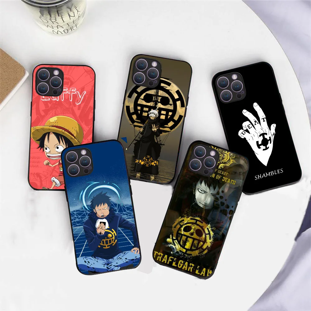 KP-13 Chooper Trafalgar Law Soft Silicone Case For iPhone 11 12 13 Mini 14 Pro Max Plus