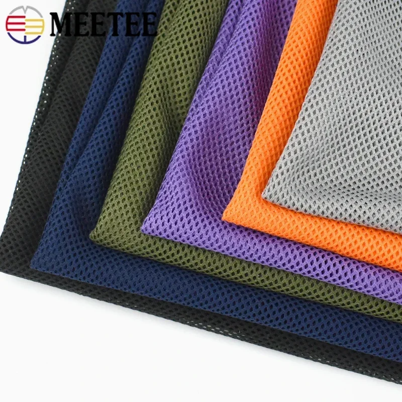 50*155cm Low-stretch Mesh Cloth Breathable Fabric for Sewing Mosquito Net Curtain T-shirt Sportswear Knitted Fabrics Accessories