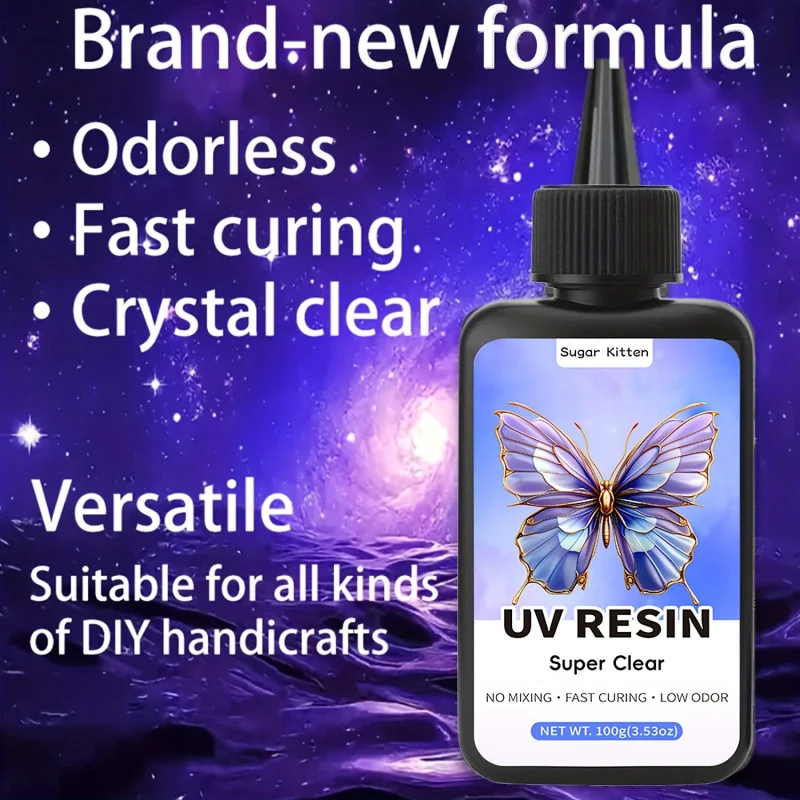 راتنجات الايبوكسي فائقة الوضوح. معالجة سريعة، لصنع المجوهرات، الحرف اليدوية، مستلزمات صناعة المجوهرات، مواد الديكور الحرفية، R الزخرفية