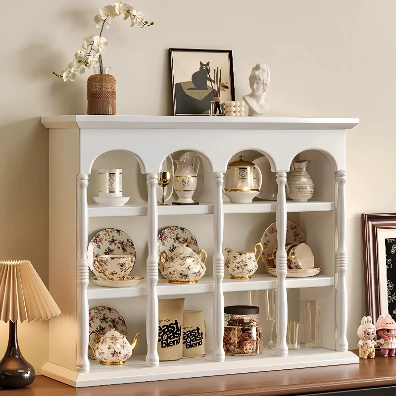 Corner Storage Holder Trinket Shelf Display Stands Bathroom Perfume Rack Gadgets Wooden Rangement Cuisine Locker Accessories