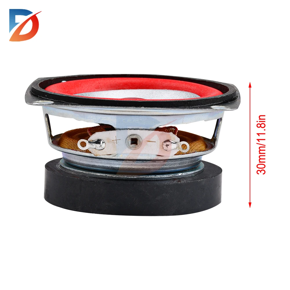 4 ohm 5W 2 inch external magnetic full range speaker 53mm square speaker DIY home theater bluetooth audio radio speaker