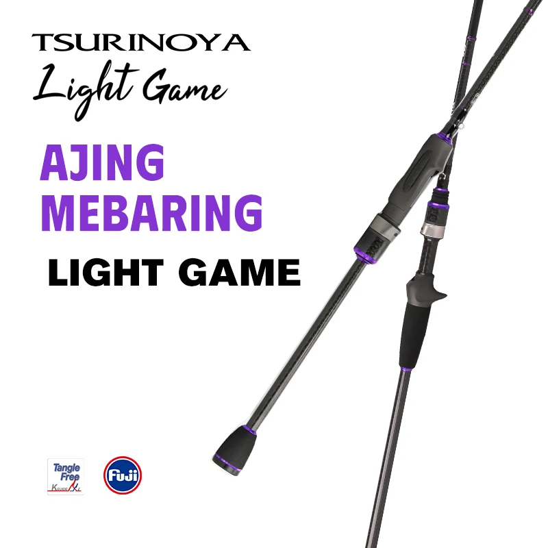 TSURINOYA NEUE Angelrute ELF PRO AJING 822L F Rockfish Angelrutengewicht 95 g Hochempfindlich 2 Sekunden Ultraleichte Casting-Spinnrute
