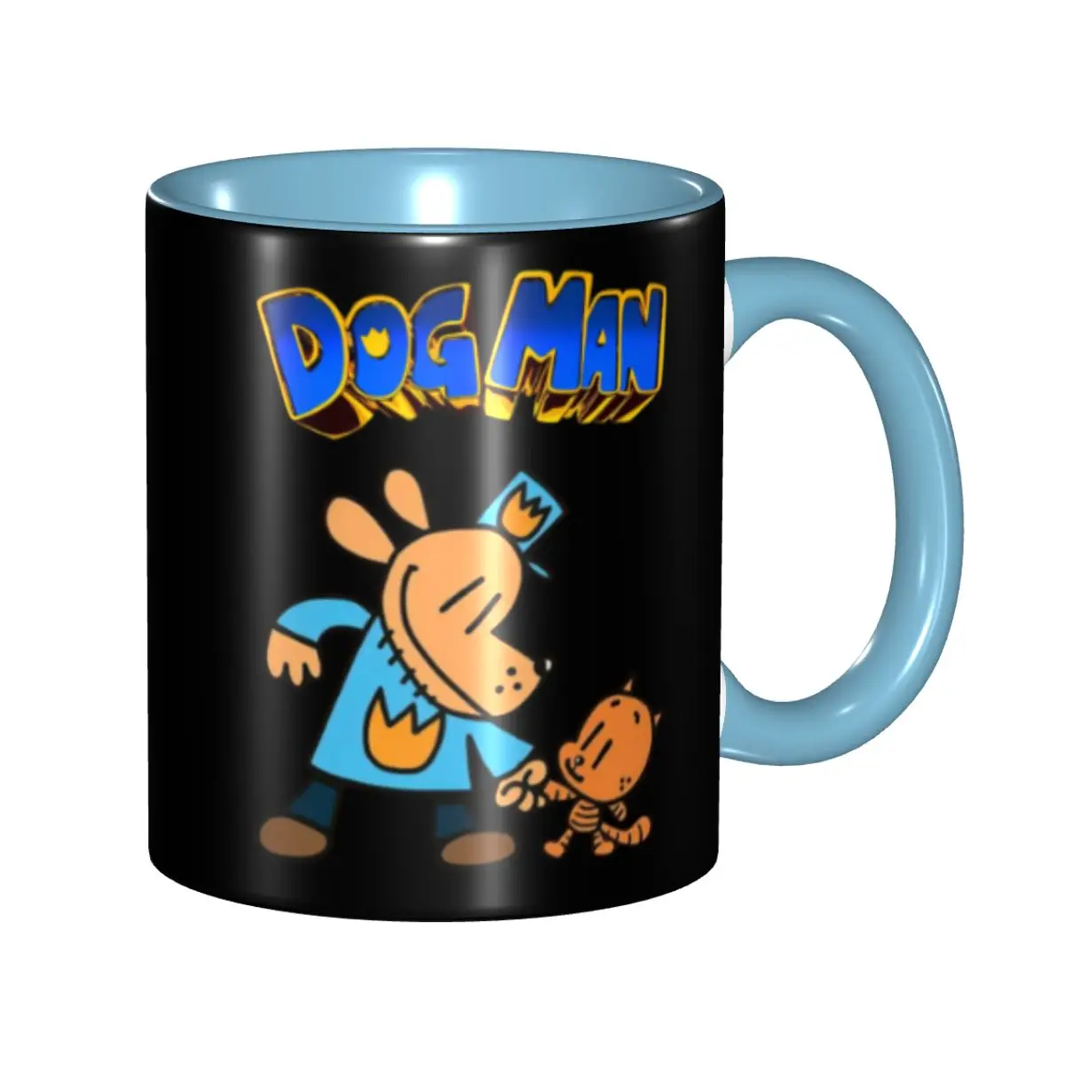 

Personalized Animated Films Dogs Man Coffee Mug DIY Ceramic Milk Tea Cup
