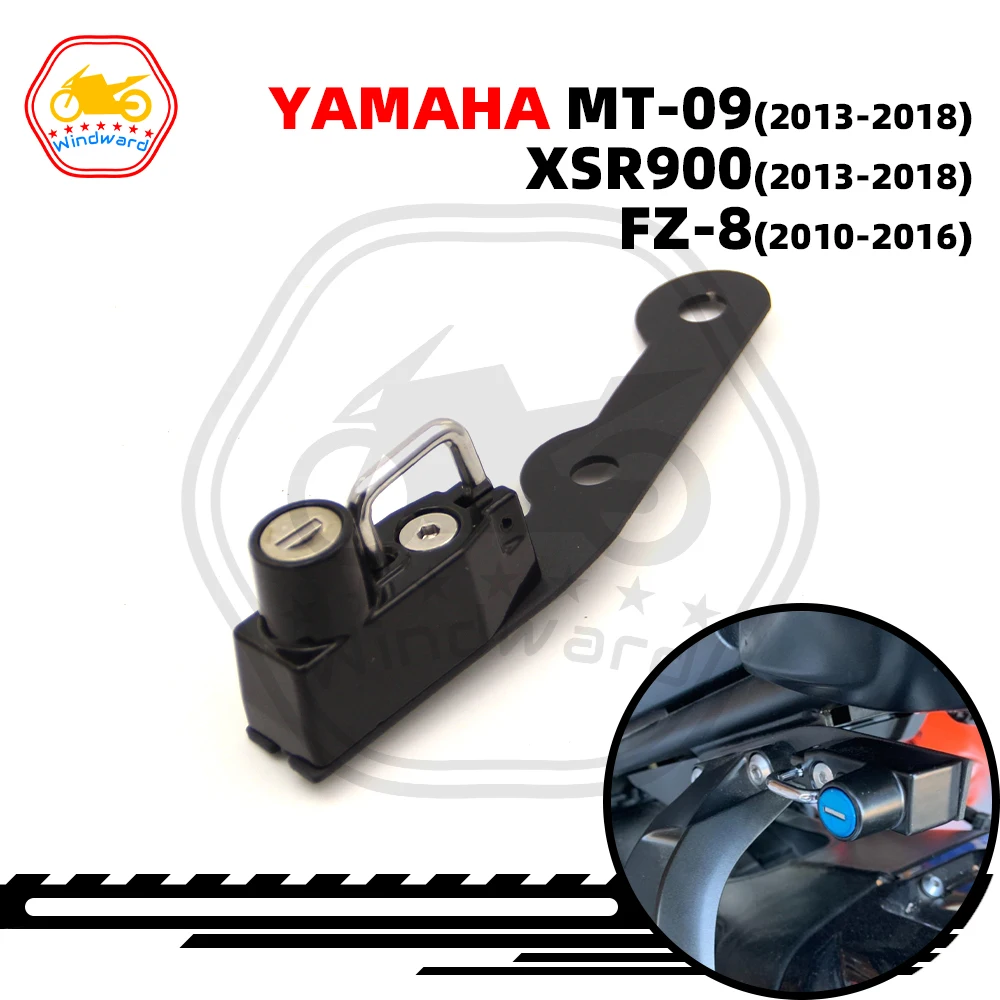 Motorcycle Anti-theft Helmet Lock Anti-rust Password Lock Fit For YAMAHA MT-09 FZ-09 FJ-09 2013-2018 XSR900 2015-2016 FZ-8 10-16