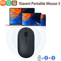 Original Xiaomi Mijia Mouse Portable Optical Wireless Bluetooth Mouse 4.0 RF 2.4GHz Dual Mode Connect For Laptop pc